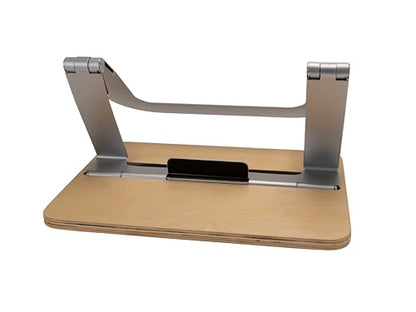 Under Desk Footrest for Active Sitting – Motion Rocking Foot Rest to Bounce & Fidget While You Work – Ergonomic Wooden Desk Foot Rest for Circulation & Focus – Hopper - color: Birch