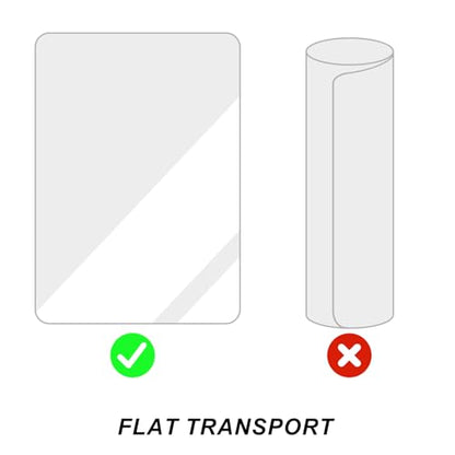 Kuyal Chair Mat for Carpet, Heavy Duty Tempered Glass Office Chair Mat | 36" x48", 1/5" Thick Computer Chair Mat with Rounded and Polished Edges, Can be Used on Carpet or Hard Floor, Ship Flat - size: 36" x 48" x 1/5" Rectangle