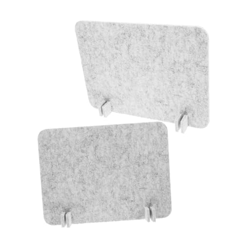 NUOBESTY 2pcs Felt Desk Divider Easy Install Privacy Panel for Students Employees for Office School and Dorm Use Reduces Distractions and Enhances Focus