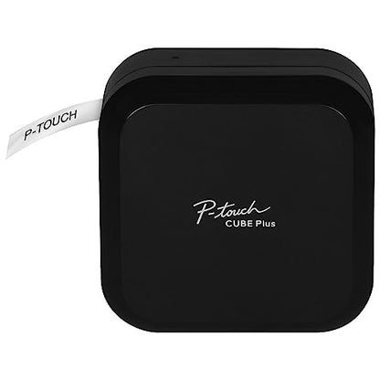 Brother P-touch CUBE Plus Bluetooth Label Maker (PT-P710BT), Black - style: Home, Craft & Office Label Printer