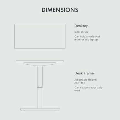 FLEXISPOT EN2 55"x28" Standing Desk Bundle with Monitor Mount, Maple - color: Black Frame + Black Top, size: 55x28 | Cat Bed