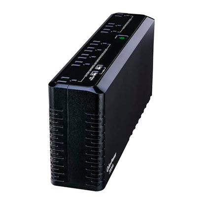 CyberPower SL700U Standby UPS Battery Backup and Surge Protector | Surge Protector, 700VA/370W, 8 Outlets, Slim Profile, UL Certified - size: 700VA, style: Slim