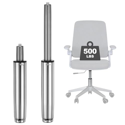 uxcell Office Chair Gas Cylinder, 20.1 Inch Class 3 Gas Cylinder Replacement Universal Hydraulic Pneumatic Lift Piston for Office Gaming Chair Desk Stools, Silver Tone - color: Silver Tone, size: 20.1 Inch