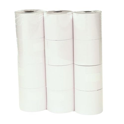 Universal 35715GN Adding Machine/Calculator Roll, 16 lb, 2-1/4" x 130 ft, White (Pack of 12)