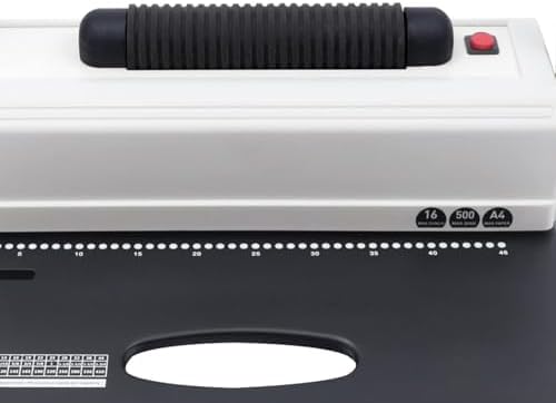 Electric Coil Binding Machine, Heavy-Duty Metal Construction, 250 Sheets Capacity, Spiral Wire Binder for Office and Home Use