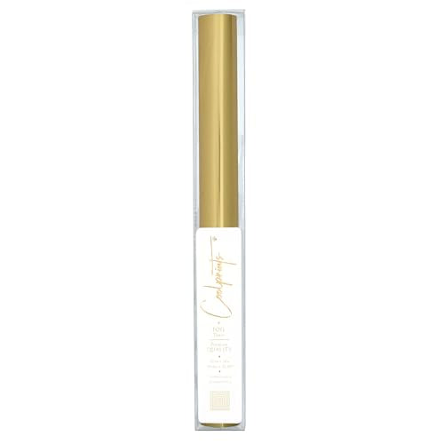 Coolprints Toner Foil Roll Laser & Laminator 12.6in x 32.8ft (Matte Gold) - color: Matte Gold