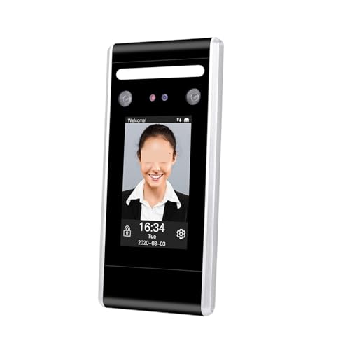 Time Clocks WiFi Dynamic Face Access Control Time Attendance Machine Biometric IR Face Recognition Keypad TCP/IP/USB,DT60-TOP