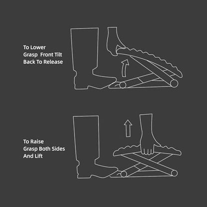 DXRacer Ergonomic Adjustable Desk Foot Rest, Foot Stools Footrest for Under Office Desk (Classic) - color: Classic