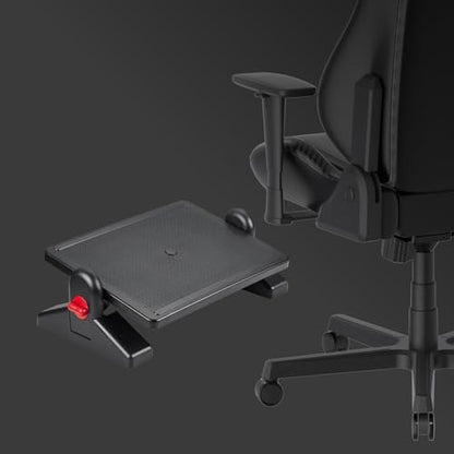 DXRacer Ergonomic Adjustable Desk Foot Rest, Foot Stools Footrest for Under Office Desk (Basic) - color: Basic