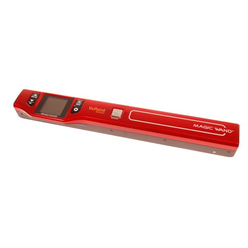 VuPoint PDS-ST470OR-VP Compact Portable Wand Scanner - color: Red