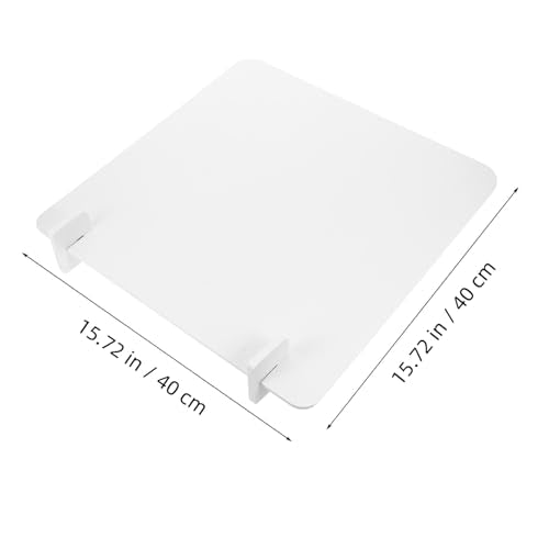 Partition Board for Dining Rooms Isolation Edges Break-Resistant Design for Health Safety - size: 40x40x2cm