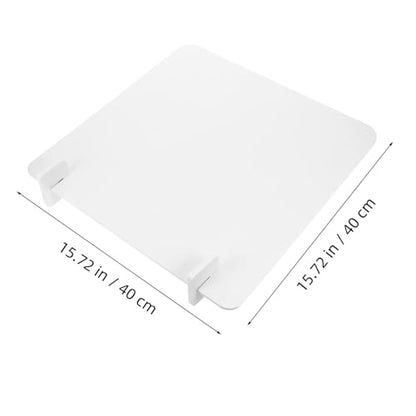 Partition Board for Dining Rooms Isolation Edges Break-Resistant Design for Health Safety - size: 40x40x2cm