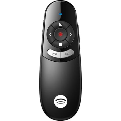 DinoFire USB Type C Wireless Presentation Clicker, BT&RF 2.4GHz Dual Modes Presenter Remote for PowerPoint Presentations Compatible with Bluetooth-Enabled Laptops Desktop Computers - style: AAA+USB A&C+BT