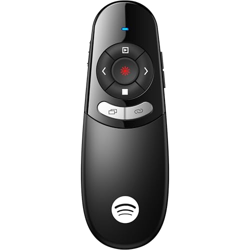 DinoFire USB Type C Wireless Presentation Clicker, BT&RF 2.4GHz Dual Modes Presenter Remote for PowerPoint Presentations Compatible with Bluetooth-Enabled Laptops Desktop Computers - style: AAA+USB A&C+BT
