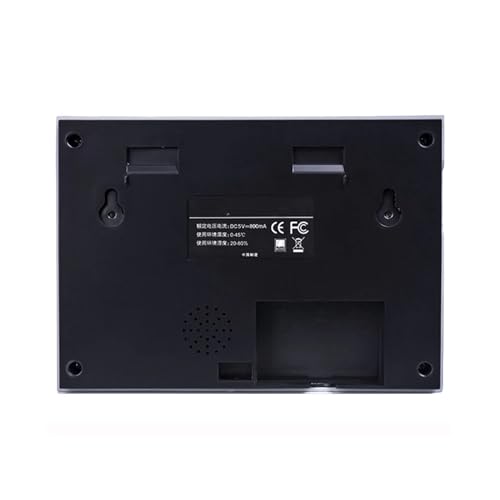 Time Clocks for Employees Small Business Attendance Machine WiFi Fingerprint and Card Employee Fingerprint Recognition Access Control System for Small Businesses,Black-
