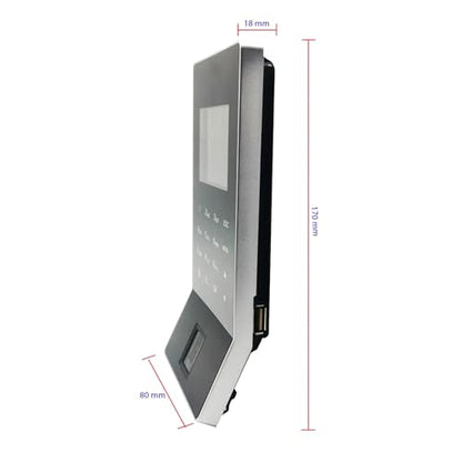 WiFi Biometric Fingerprint Time Clock For Small Businesses Door Lock Access Control System Finger And Card Time And Attendance For Offices, Factories, Hotels, Schools and More(ID with Adapter) - size: ID with Adapter