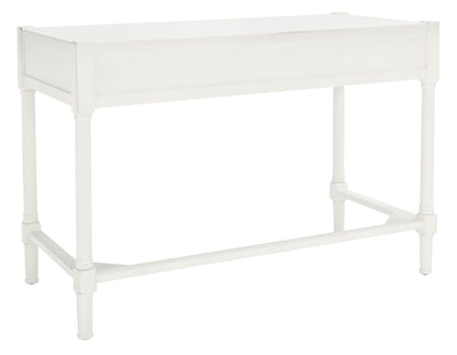 Safavieh Home Collection Filbert Distressed White 2-Drawer Writing Desk DSK5701A - color: Distressed White