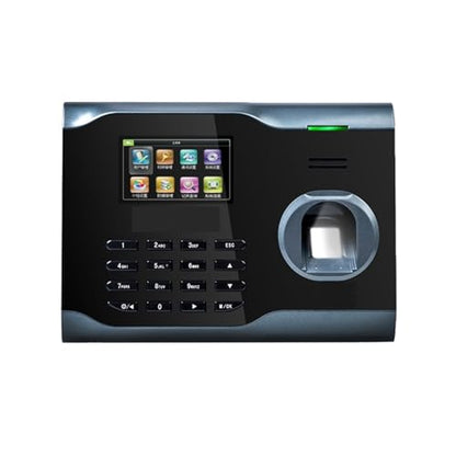 Time Clocks for Employees Small Business Attendance Machine WiFi Fingerprint and Card Employee Fingerprint Recognition Access Control System for Small Businesses,Black-