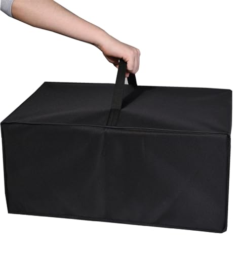 Heavy Duty Antistatic Waterproof Nylon Fabric Printer Dust Cover sleeve,Compatiable with HP Color LaserJet Pro M283fdw/MFP 3301fdw/MFP 4301fdw/4301fdn Wireless All-in-One Laser Printer (Black) - color: Black
