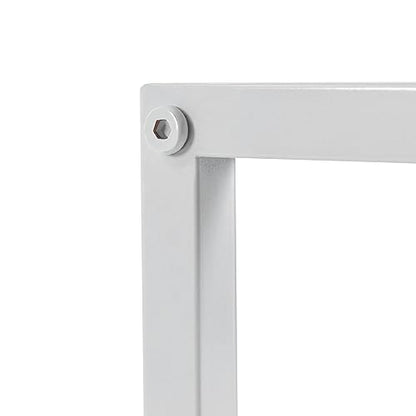2 Tiers Metal Rolling File Carts with Wheels,Hanging Files Movable Pull-Out Folder Rack,Drawer File Cabinet Movable Pull-Out File Cabinet for Office, Classroom, Home Study, or Printer Room