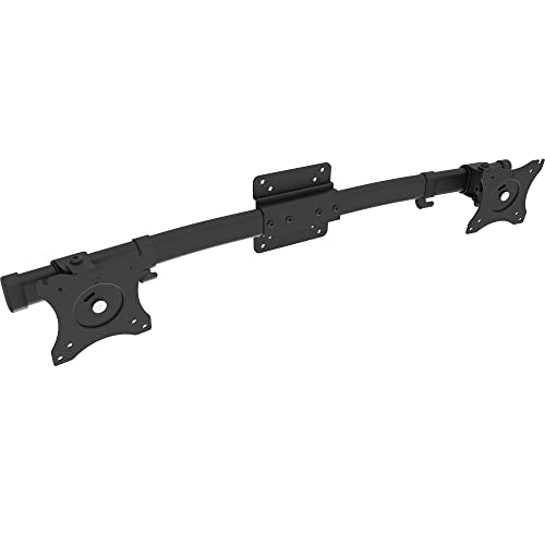 VIVO Black Dual VESA Bracket Adapter, Up to 27 in Screens, MOUNT-VW02A