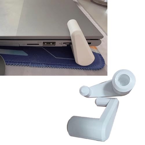 ordinarYone Ergonomic Laptop Cooling Stand Ventilation Holes For Enhances Airflows And Comfortable Viewing Height To Reduce Neck Str