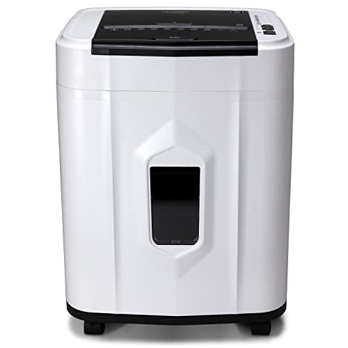 Aurora AU120MB 120-Sheet Auto Feed High Security Micro-Cut Paper Shredder / 30 Minutes (White/Black) - style: 120-Sheet AutoFeed MicroCut (White)