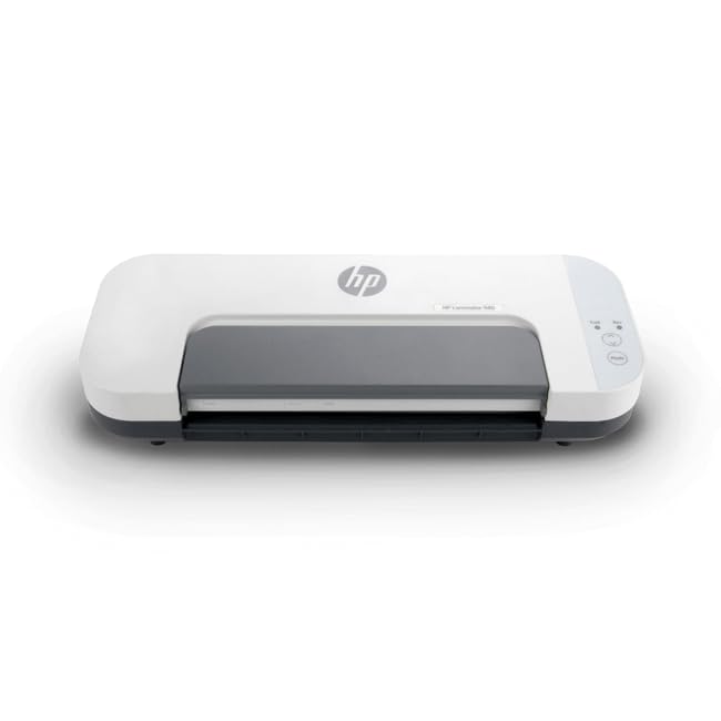 HP - Hot & Cold Laminator Machine with 50 Laminating Pouches, 9.2-Inch Thermal Laminator with 4 Rollers, Ideal for Photos & Documents