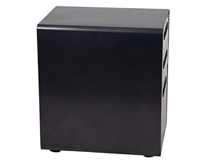 Flash Furniture 3-Drawer Locking Mobile Filing Cabinet, Black - color: Black, style: Ergonomic