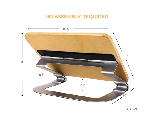 Under Desk Footrest for Active Sitting – Motion Rocking Foot Rest to Bounce & Fidget While You Work – Ergonomic Wooden Desk Foot Rest for Circulation & Focus – Hopper - color: Birch