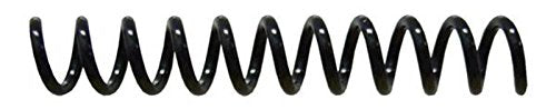 Akiles Spiral Coil Binding Spines 6mm x 305mm (1/4 x 12-inch), Black | 4:1 pitch, Pack of 100 - color: Black, size: 6mm x 305mm (1/4" x 12")