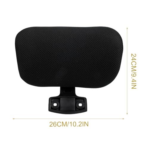 SHERCHPRY Adjustable Office Chair Headrest, Chair Headrest, Lift Head Cushion, Attachment Neck Support for Ergonomic Executive s Black
