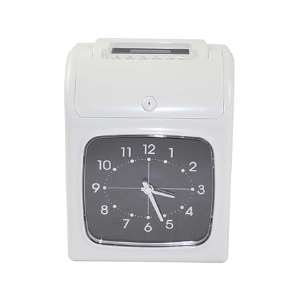 W-S1 Digital Attendance Machine Time Recorder Fingerprint/Password Punch Card Time Clock Office Staffs Check in Punching Machine