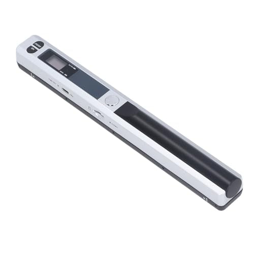Portable Document Scanner, 900DPI Handheld Image Scanner, A4 Colour Photo, Handheld Scanner for Business, Photo, Picture, Receipts, Books (Silver) - color: Silver