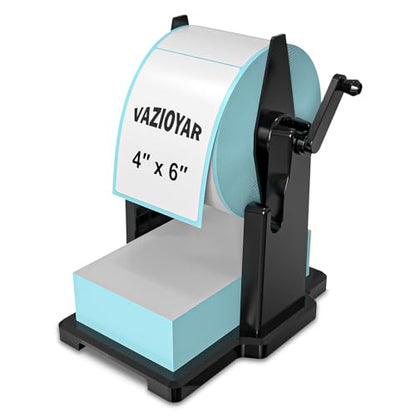 Label Holder for Rolls and Fan-Fold Labels，Compatible with Manual Recycling of Label Rolls(Large Holder) - color: Black Big Holder