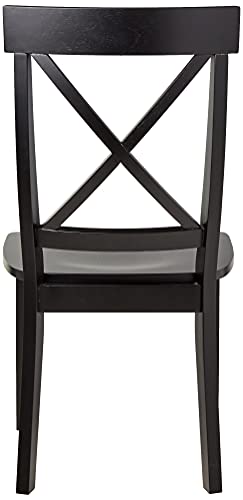 Homestyles Blair Black Dining Chairs, Set of 2