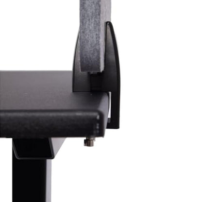 Freestanding Acoustic Desk Partition NoiseReducing Panels for Soundproofing & Privacy Office Desk Dividers (Black) Enhance Work Focus & Productivity - color: Black