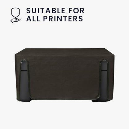 kwmobile Dust Cover Compatible with Epson Expression Home XP-3200 / XP-4200 / XP-4205 - Printer Case - Fabric Protector Cover - Dark Grey