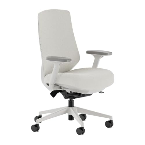 Branch Ergonomic Chair Pro, Mesh Office Chair with 14 Points of Adjustment | Height, Depth and Tilt Adjustable, 5D Armrests, Forward Tilt, Smooth Recline, and Lumbar Support, Ivory Boucle - color: Ivory Boucle