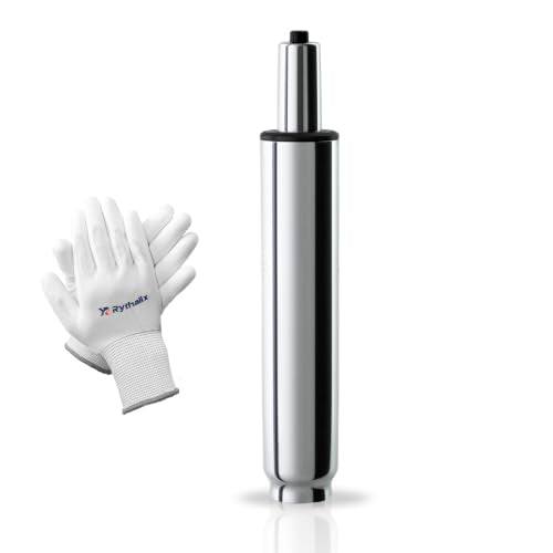11-16.5 Inches Office Chair Cylinder Replacement, TOP-Activated - color: Polished Steel, size: 5.5‘’ Height Range