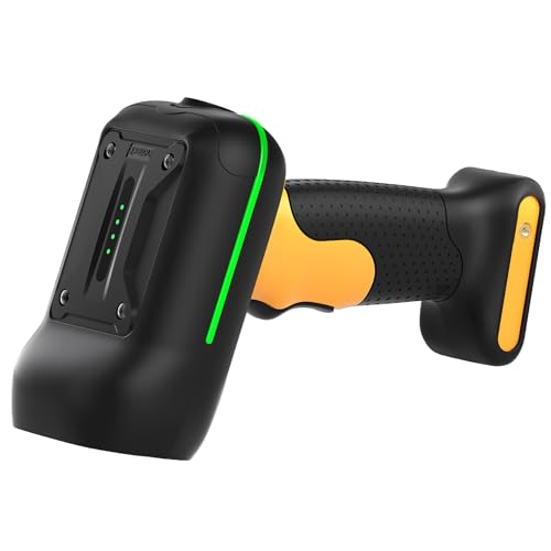 Inateck Industrial Barcode Scanner Bluetooth, 1D Scanner Wireless with IP67 Waterproof and Dustproof, Handscanner with App & SDK，BCST-61 - style: 1D IP67