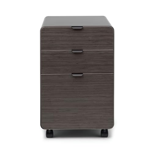 UPLIFT DESK 3-Drawer Mobile File Cabinet - Steel Rolling Filing Cabinet with Lock, Soft-Close Top Drawer, Letter & Legal Size File Storage, Easy Assembly for Home Office (Gray, Ash Gray) - color: Gray, Ash Gray