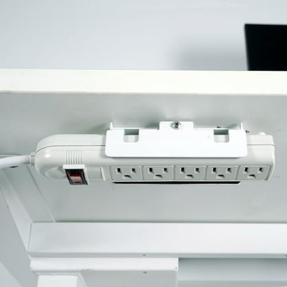 Monzlteck Universal Power Strip Mount, Put Your Power Strip Under the Desk or On the Wall-(Power Strip not Included)-Fits 1.6" to 2.4" Width - size: Small