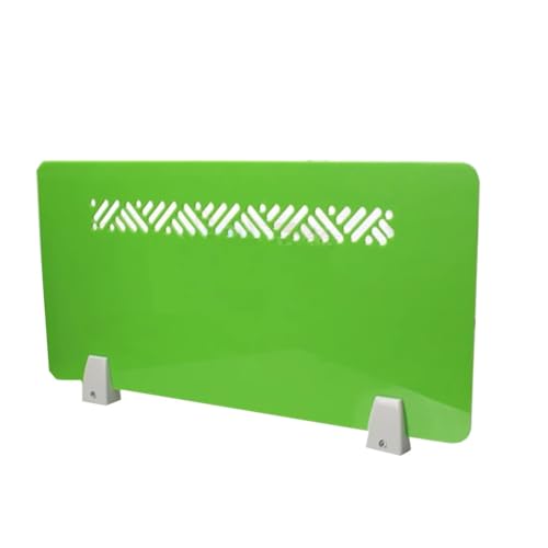 Freestanding Desk Privacy Divider, Sound Proof Dividers Shields for Student Desks and Panels Acrylic Cubicle Wall, Students Office Divider(Green,50X - color: Green, size: 50X30cm