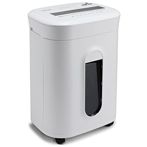 Aurora Professional Grade 10-Sheet High Security Micro-Cut Paper and Credit Card Shredder/ 60 Minutes/Security Level P-5, White - style: 10-Sheet Microcut 60 Min/ P5