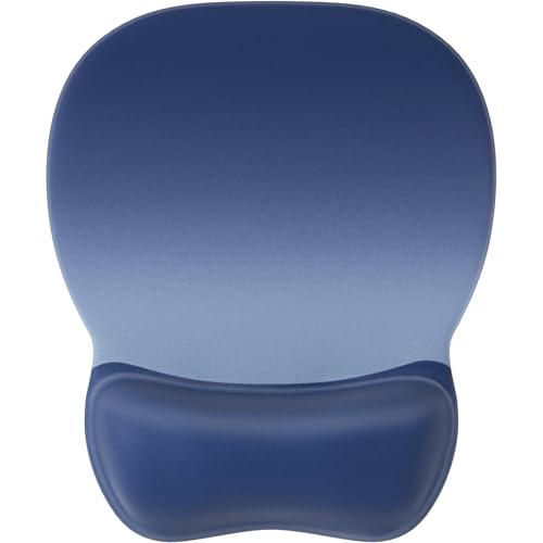 MROCO Ergonomic Mouse Pad with Gel Wrist Rest, 9.4 x 8.1 in, Blue Gradient - color: Blue Gradient