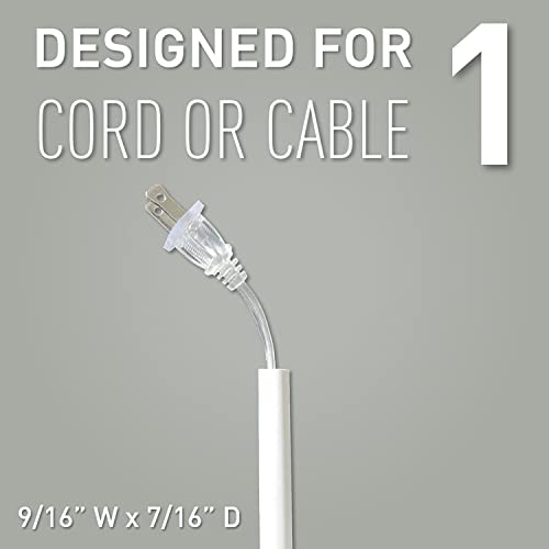 Legrand Wiremold Cordmate Paintable 108 Inch Cord Cover Kit White 17 Piece - style: C110 Sortable - 108 Inches