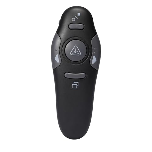 Mingzhe Wireless Presenter Remote 2.4GHz Red Pointer Plug and Play Page Turner for Presentations Laptop Computer Educators Professionals
