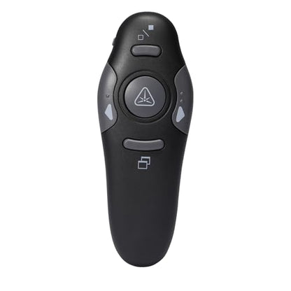 Mingzhe Wireless Presenter Remote 2.4GHz Red Pointer Plug and Play Page Turner for Presentations Laptop Computer Educators Professionals
