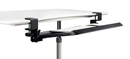 Mobotron Clamping Under-Desk Keyboard Tray with Ergonomic 3-Angle Adjustment